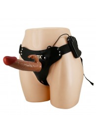 Мужской полый страпон с вибрацией Marion - Baile - купить с доставкой в Электростали