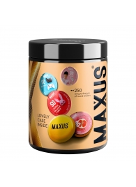 Точечные презервативы MAXUS 2000 Amazing Dots с железным кейсом - 12 шт. - Maxus - купить с доставкой в Электростали
