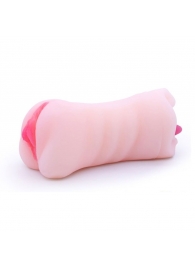 Телесный двусторонний мастурбатор - вагина и ротик - Boys of Toys - в Электростали купить с доставкой