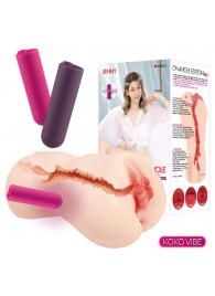 Мастурбатор-вагина с вибрацией Jenny Onahole edition 005 - KOKOS - в Электростали купить с доставкой