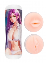 Двусторонний мастурбатор аниме - ротик и вагина - Tokyo Style - в Электростали купить с доставкой