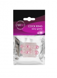 Прозрачная насадка на пенис с цветными шариками - Erowoman-Eroman - в Электростали купить с доставкой