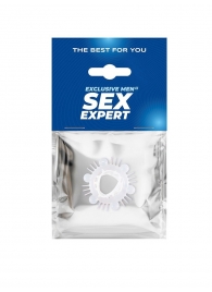 Стимулирующая насадка на пенис с несколькими видами рельефа - Sex Expert - в Электростали купить с доставкой