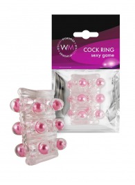 Прозрачная сквозная насадка на пенис с цветными шариками - Erowoman-Eroman - в Электростали купить с доставкой