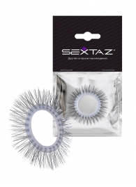 Круглое эрекционное кольцо с «ресничками» - Sextaz - в Электростали купить с доставкой