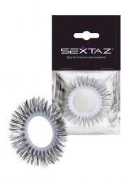 Круглое эрекционное кольцо с длинными «ресничками» - Sextaz - в Электростали купить с доставкой