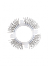 Эластичное кольцо с «ресничками» и 4 шариками - Sextaz - в Электростали купить с доставкой