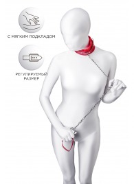 Красный ошейник с подкладкой из меха - ToyFa - купить с доставкой в Электростали