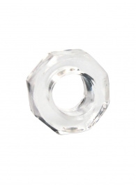 Прозрачное эрекционное кольцо в форме гайки - Sex Expert - в Электростали купить с доставкой
