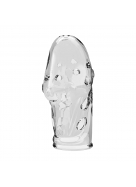 Прозрачная насадка на пенис Booker - 8 см. - Baile - в Электростали купить с доставкой