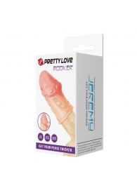 Телесная насадка на пенис Booker - 8 см. - Baile - в Электростали купить с доставкой