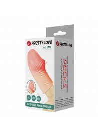 Телесная насадка на пенис Huel - 9 см. - Baile - в Электростали купить с доставкой