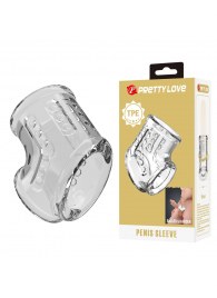 Прозрачная насадка на пенис и мошонку - Baile - в Электростали купить с доставкой