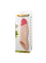 Телесная удлиняющая насадка на пенис Darnel - Baile - в Электростали купить с доставкой