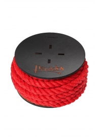 Красная веревка для шибари на катушке - 5 м. - Pecado - купить с доставкой в Электростали