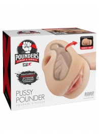 Телесный мастурбатор-вагина Pussy Pounder Squeeze Stroker - Pipedream - в Электростали купить с доставкой