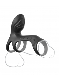 Черная насадка на пенис Ultimate Couples Cage Pro - Pipedream - в Электростали купить с доставкой