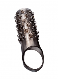 Дымчатая насадка на пенис с выпуклостями - 12 см. - Sex Expert - в Электростали купить с доставкой