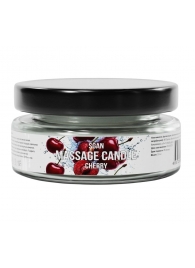 Массажная свеча «Спелая вишня» - 50 мл. - SGAN - купить с доставкой в Электростали