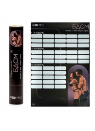 Плакат для двоих со скретч-слоем «БДСМ» - Сима-Ленд - купить с доставкой в Электростали