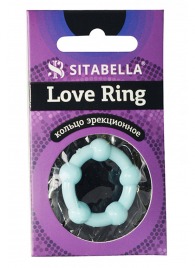 Цветное эрекционное кольцо Love Ring с бусинами - Sitabella - в Электростали купить с доставкой
