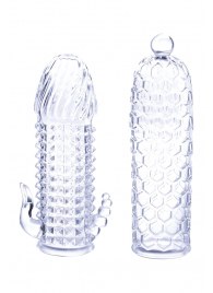 Набор из 2 прозрачных насадок на член Seductive Tickler Sleeves Set - NMC - в Электростали купить с доставкой