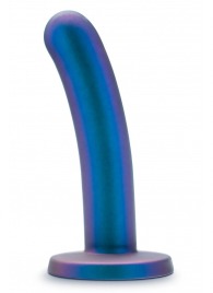 Синяя насадка с гладкой поверхностью Surrender 5.75 Inch Intermediate Pegging Dildo - 14,6 см. - Blush Novelties - купить с доставкой в Электростали