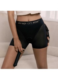 Трусики-шорты для фиксации насадок Strap-on-me Harness Lingerie Halo - size M - Strap-on-me - купить с доставкой в Электростали