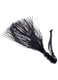 Черная силиконовая плетка - 25,4 см. - Boys of Toys - купить с доставкой в Электростали