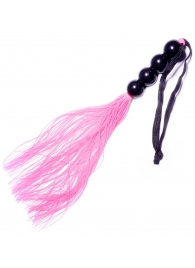 Розовая силиконовая плеть - 35,5 см. - Boys of Toys - купить с доставкой в Электростали