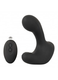 Черная анальная вибропробка с функцией расширения RC Butt Plug with 3 functions - Orion - в Электростали купить с доставкой