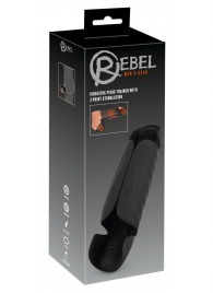 Черный вибромастурбатор с трехточечной стимуляцией Penis Trainer with 3 Point Stimulation - Orion - в Электростали купить с доставкой