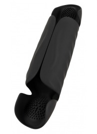 Черный вибромастурбатор с трехточечной стимуляцией Penis Trainer with 3 Point Stimulation - Orion - в Электростали купить с доставкой