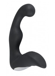Черный перезаряжаемый стимулятор простаты с вибрацией - 14,6 см. - Orion - в Электростали купить с доставкой