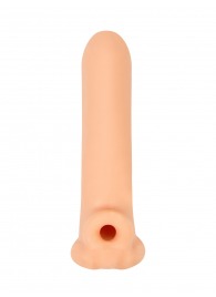 Телесный фаллоудлинитель Titan - 16,5 см. - Lola Games - в Электростали купить с доставкой