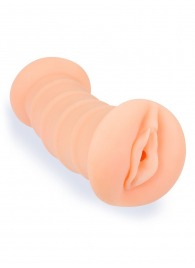Телесный двусторонний мастурбатор с вибропулей и эрекционными кольцами в комплекте - Sexy Girl - в Электростали купить с доставкой