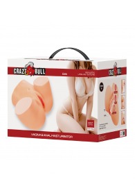 Телесный мастурбатор Liora с 2 любовными тоннелями - Baile - в Электростали купить с доставкой