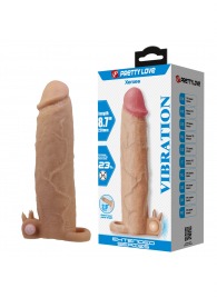 Телесная насадка на пенис Xerxes - 22 см. - Baile - в Электростали купить с доставкой