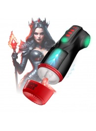 Интерактивный мастурбатор Raven с вакуумом, вибрацией и подсветкой - Shots Media BV - в Электростали купить с доставкой