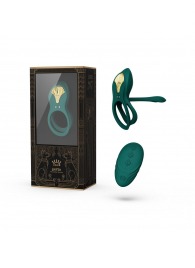 Зеленое эрекционное виброкольцо Bayek с пультом ДУ - Zalo - в Электростали купить с доставкой