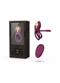 Фиолетовое эрекционное виброкольцо Bayek с пультом ДУ - Zalo - в Электростали купить с доставкой