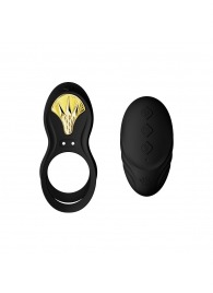 Черное эрекционное виброкольцо Bayek с пультом ДУ - Zalo - в Электростали купить с доставкой