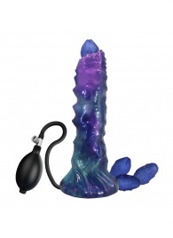 Фиолетовый яйцеродящий фаллоимитатор Duskwalker Sentinal на присоске - 22,4 см. - Baile - купить с доставкой в Электростали