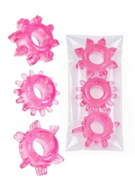 Комплект из трех розовых эрекционных колец - Erowoman-Eroman - в Электростали купить с доставкой