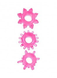 Комплект из трех розовых эрекционных колец - Erowoman-Eroman - в Электростали купить с доставкой