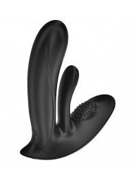 Черный вибратор для ношения с 10 режимами вибрации и колебаний - Ibiza