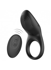 Черное эрекционное виброкольцо с пультом ДУ - Ibiza - в Электростали купить с доставкой