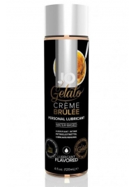 Лубрикант с ароматом крем-брюле JO GELATO CREME BRULEE - 120 мл. - System JO - купить с доставкой в Электростали