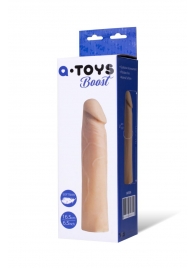 Реалистичная насадка с ярко выраженной головкой - 16,5 см. - A-toys - в Электростали купить с доставкой