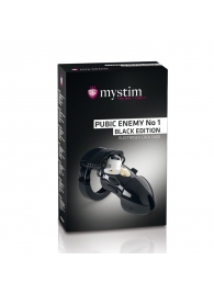 Пояс верности с электростимуляцией Mystim Pubic Enemy No1 Black Edition - MyStim - купить с доставкой в Электростали